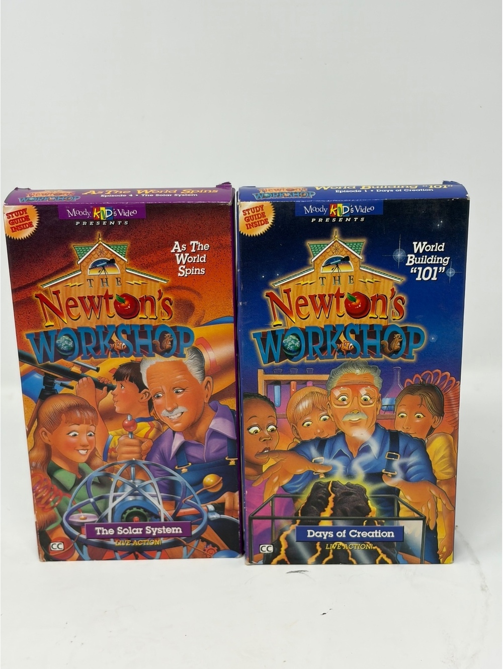 The Newton's Workshop VHS Set - The Solar System & Days of